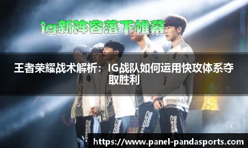 王者荣耀战术解析：IG战队如何运用快攻体系夺取胜利